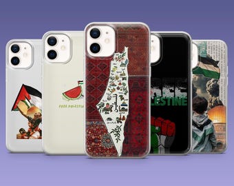 Funda de teléfono Palestina gratis con la bandera de Falastin para iPhone 17, 16e, 15, 14, 13, 12, Samsung S25, S24, S23, A17, A16, A56, Pixel 10Pro, 9Pro