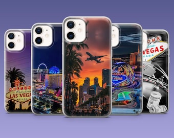Funda para teléfono Las Vegas con diseño vibrante de Nevada para iPhone 17, 16e, 15, 14, 13, 12, Samsung S25, S24, S23, A17, A16, A56, Pixel 10Pro, 9Pro, 9A, 8