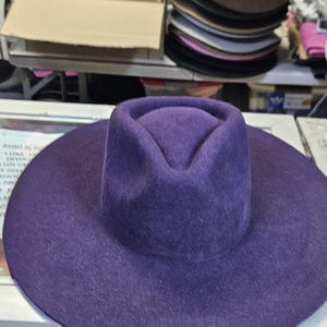 Bozeman Style Cowboy Hat – Handmade – 100% Sheep Wool Felt