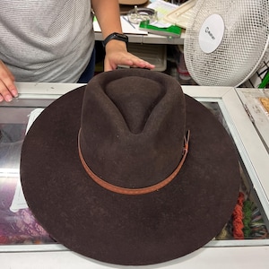 Bozeman Style Cowboy Hat – Handmade – 100% Sheep Wool Felt