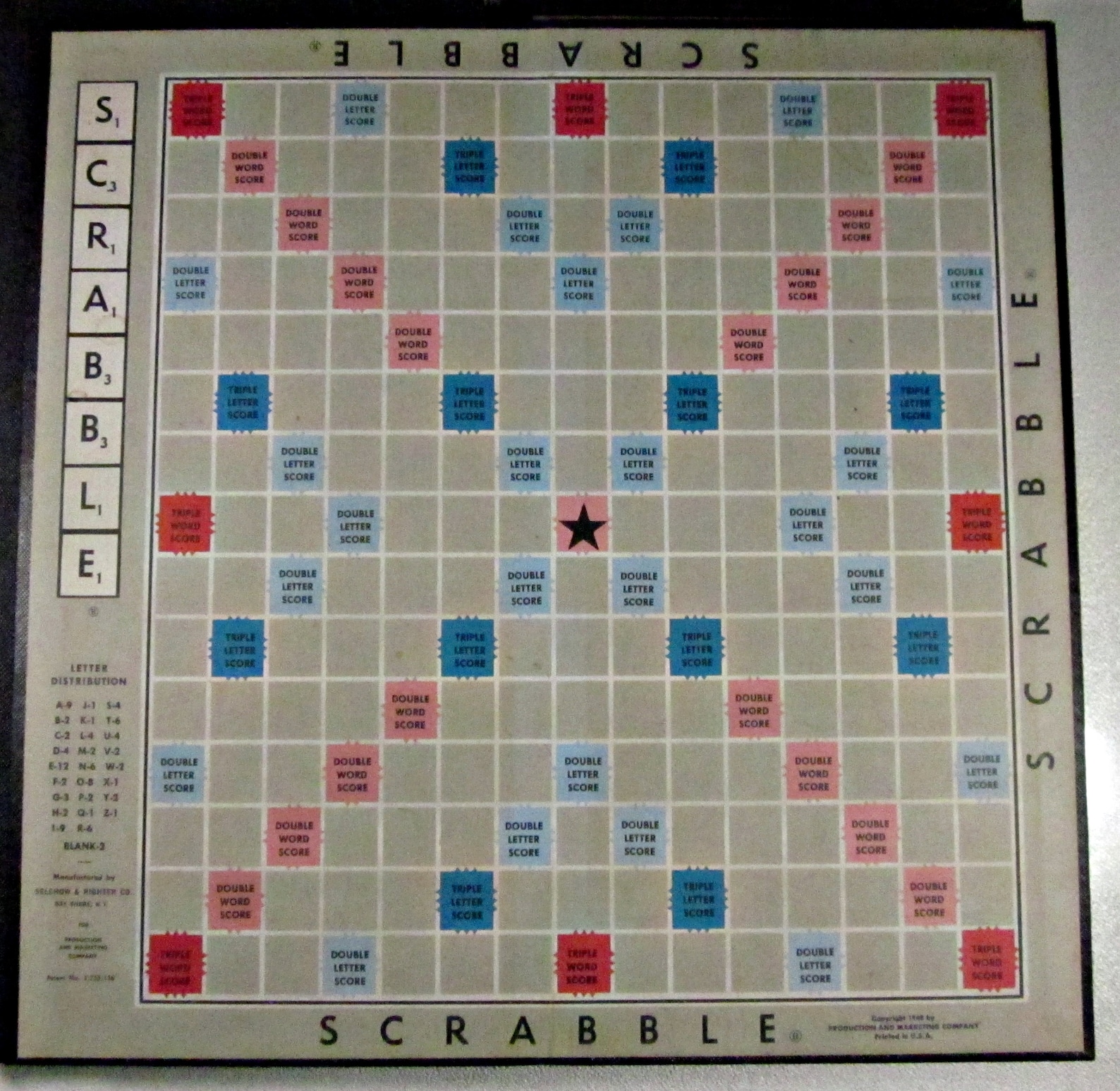 Vintage Scrabble Crossword Board Game con 100 azulejos de Etsy