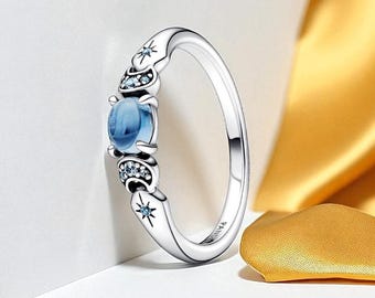 Aladdin Princess Jasmine Ring, Elegant Statement Ring for Women, Gift for Rings Fans