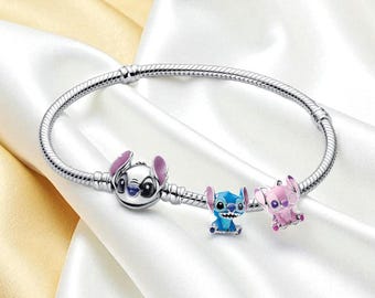 Lilo & Stitch Bracelet, Stitch and Angel-Inspired Gift Jewellery, Fun Accessory, Gift For Her