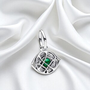 Agamotto Eye Dangle Charm, Doctor Strange Charm, Avengers Charm, Fits On Pandora Bracelet, Perfect Gift for Her, Superhero Charm