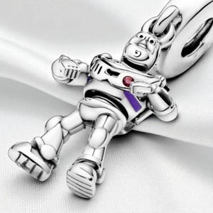 Toy Story Buzz Charm, Toy Story Charm, Cartoon Charm, Fits On Pandora Bracelet, Astronaut Charm, Gift For Her