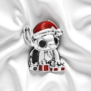 Silver Stitch Charm For Bracelet, Silver Christmas Charm For Bracelet, Cute Stitch Charm, Fits On Pandora Bracelet, Jewellery Gift For Her