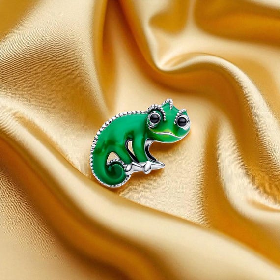 Tangled Pascal Colour-changing Charm, Sterling Silver Bead