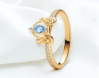 Elegant Cinderella's Carriage Ring, Fancy Jewellery for Women, Perfect Gift For Her