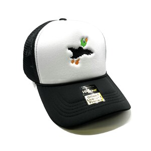 Duck Hunt Mesh Trucker Snapback (White/Black)