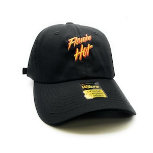 Flamin Hot Dad Hat Strapback (Black)