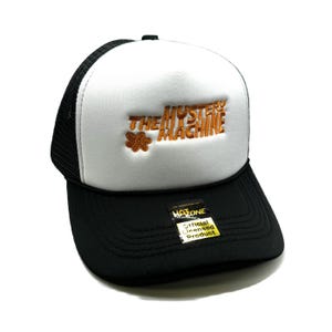 Mystery Machine Mesh Trucker Snapback (White/Black)
