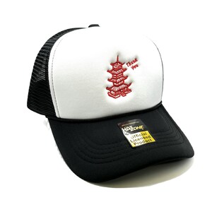 Thank You Take Out Mesh Trucker Snapback (White/Black)