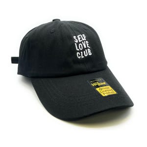 Self Love Club Dad Hat Strapback (Black)