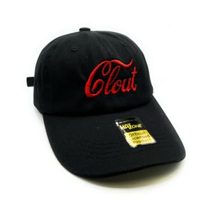 Clout Dad Hat Strapback (Black)