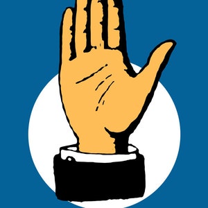 La Mano Loteria Mexican Pop Art Print