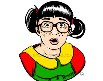 La Chilindrina - El Chavo Del Ocho Vecindad Art Print