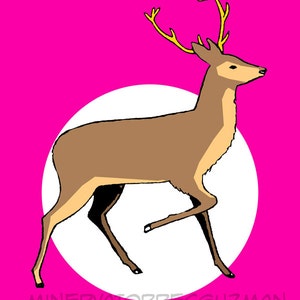 El Venado Loteria Mexican Pop Art Print