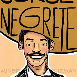Jorge Negrete Mexican Pop Art Print