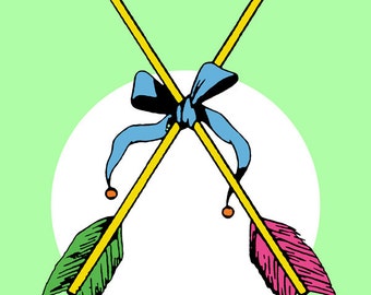 Las Jaras Loteria Mexikanischer Pop Art Print