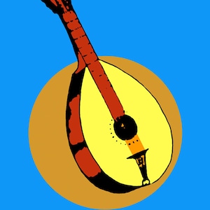 El Bandolon Loteria Mexican Pop Art Print