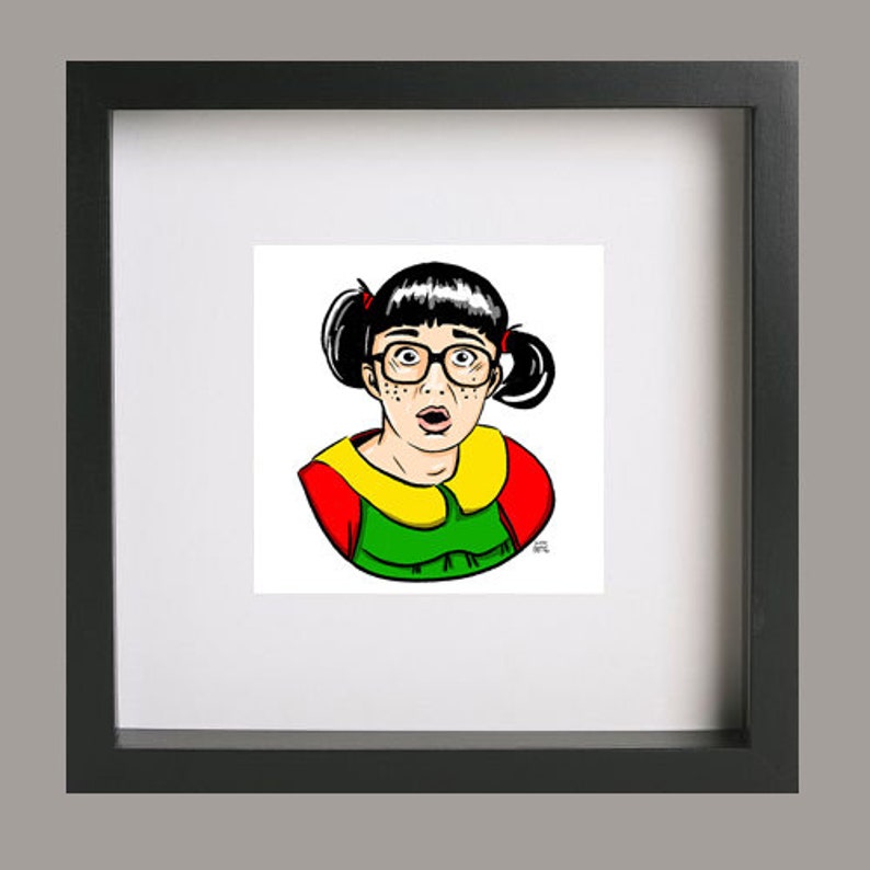 La Chilindrina El Chavo Del Ocho Vecindad Art Print image 2