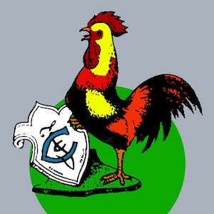 El Gallo Rooster Loteria Mexican Pop Art Print