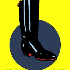 La Bota Loteria Mexican Pop Art Print