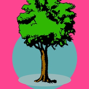 El Arbol Loteria meksykański nadruk pop-art