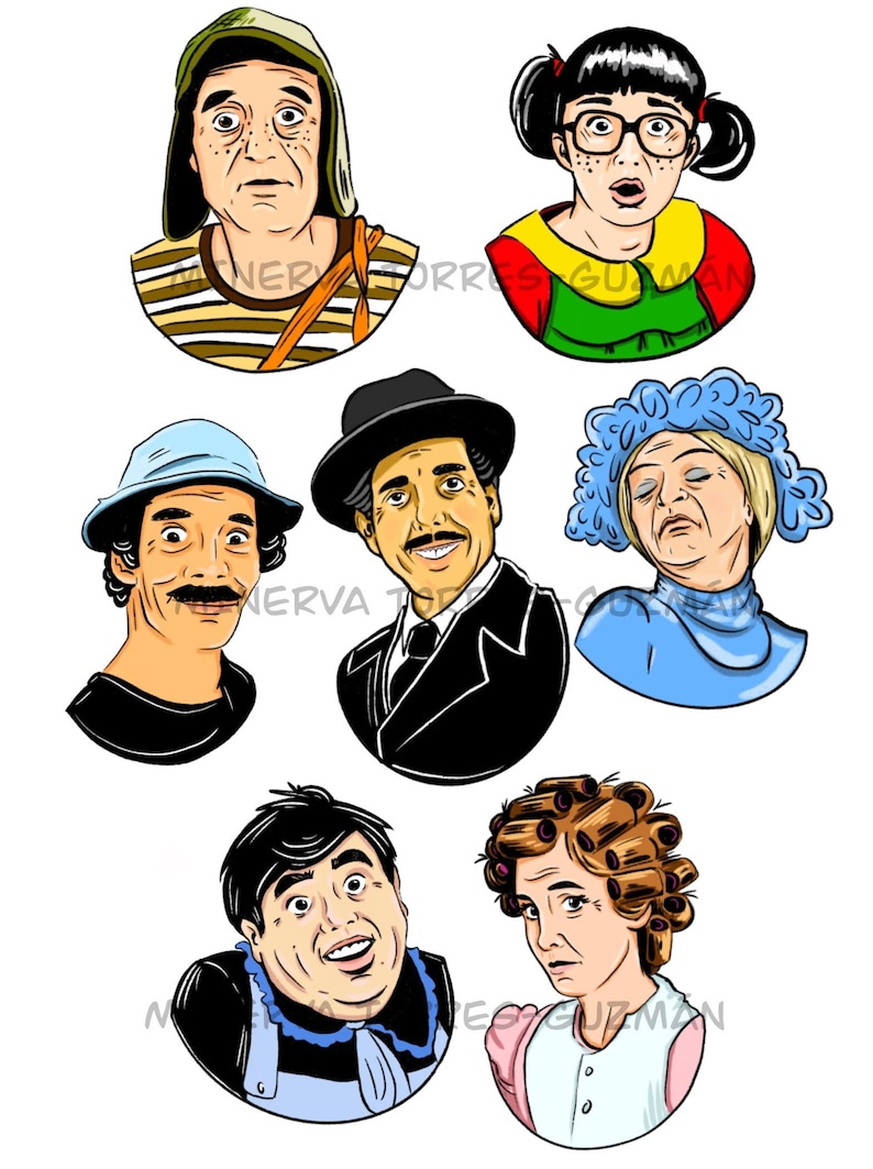 Chavo Del Ocho Vecindad Stickers Get them all (7)!