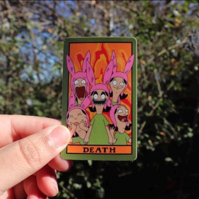 Bob's Burgers Tarot Card Stickers image 5