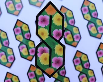 90s Nostalgic S Sticker: Graffiti Art Vinyl Decal