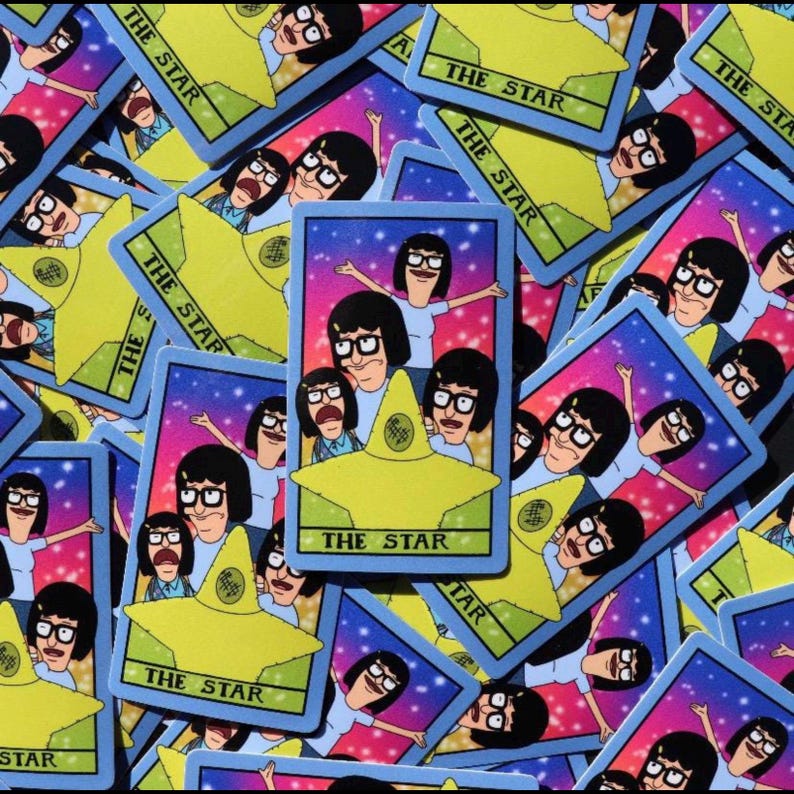 Bob's Burgers Tarot Card Stickers image 7