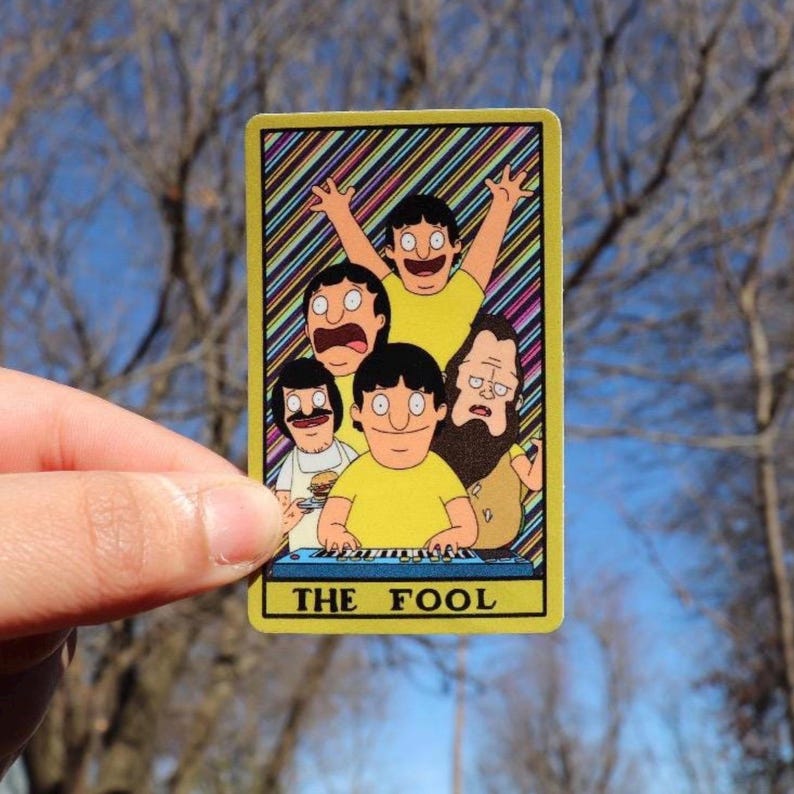 Bob's Burgers Tarot Card Stickers image 4