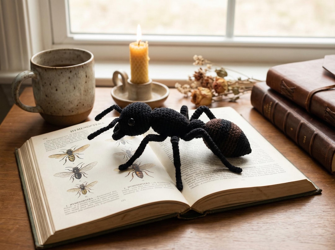 Realistic Bullet Ant Crochet Pattern PDF, Large Insect Amigurumi ...