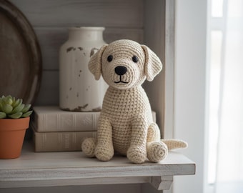 Realistic Labrador Amigurumi Crochet Pattern PDF