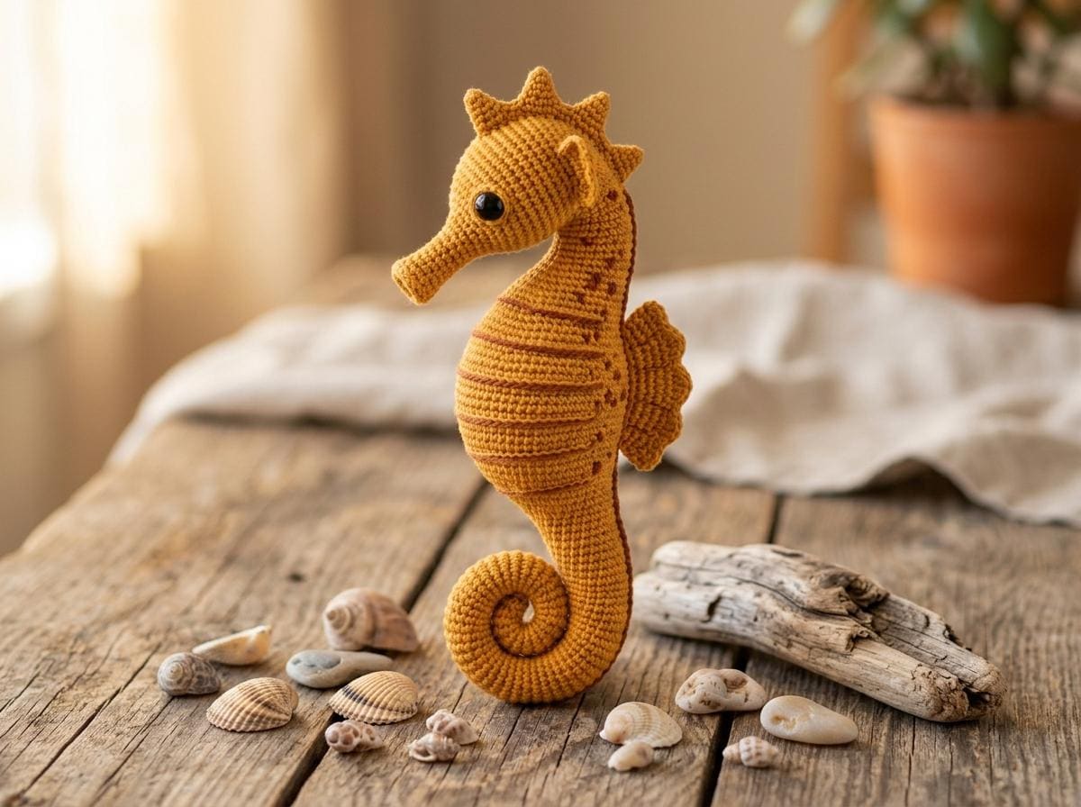 30 Seahorse Crochet Patterns to Make for Ocean-Inspired Gifts, Nursery Decor, and... 20 Realistic Ridges Seahorse Pattern