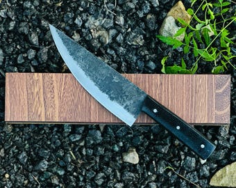 Hand Forged High Carbon Steel Chef Knife with Wooden Box,Kitchen Knife,Gift for lovers