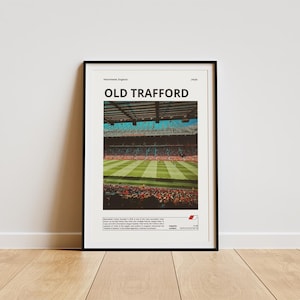 Old Trafford Poster, ManUnited Geschenke, ManUnited Kunst, ManUnited Geschenke, Old Trafford Stadion, Old Trafford Druck, MUN