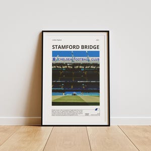 Stamford Bridge Poster, Chelsea FC Gifts, Chelsea Football Art, Blues Gifts, Stamford Bridge Stadium, Stamford Bridge Print, CFC