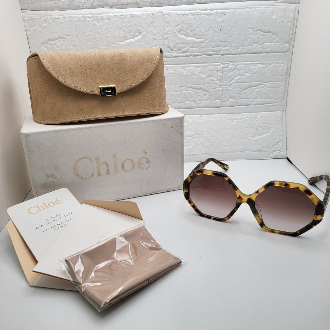 Chloé Turtledove Hexagon Sunglasses Chloe | Accessories | Chloe Sunglasses | Poshmark main image 2