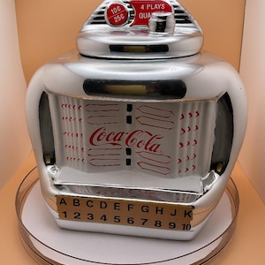 Vintage Retro Gibson Coca Cola Juke Box Cookie Jar