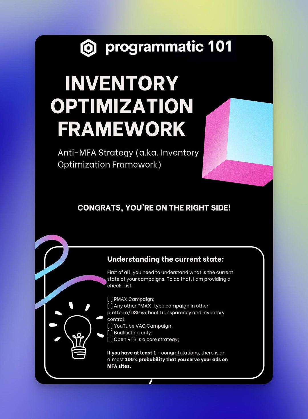 Programmatic Campaign (DV360, Amazon, TTD) Optimization Guide ...
