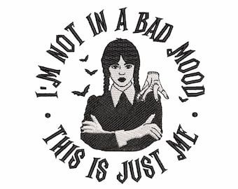 Diseño de bordado a máquina del miércoles / Descarga instantánea