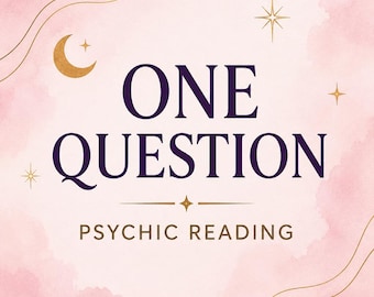 One Question Psychic Reading | Same Hour Tarot Reading | Fast Detailed Psychic Answer | Love Career Future