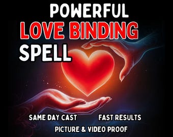 POWERFUL LOVE BINDING Spell | True Love | Obsession Love Spell | Binding Love Spell | Commitment Spell | Love Only Me