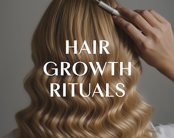 HAARWACHSTUMS-RITUALE, lockiges Haar, langes Haar, weiches Haar, volles Haar, Fronthaar