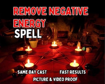 Powerful REMOVE NEGATIVE ENERGY Spell | Powerful Cleanse | Hex Removal | Aura Purification | Evil Eye Protection | Blockage Clearing