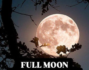 FULL MOON  MANIFESTATION Spell