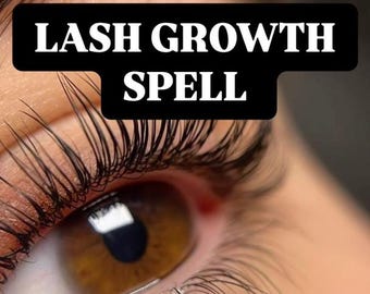 Lash Growth Spell, Natural Beauty, Longer Lashes