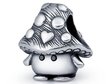 パンドラ マッシュルーム 925 スターリングシルバー チャームブレスレット